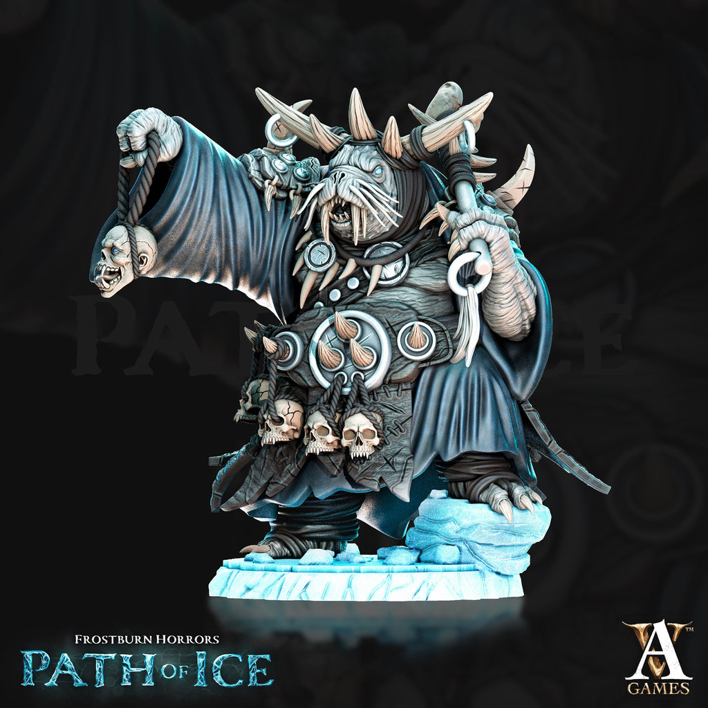 Odoben Doomseekers | Archvillain Games | Frostburn Horrors | Resin | Fantasy | DnD | RPG | Tabletop | Miniature | Creature | Path of Ice