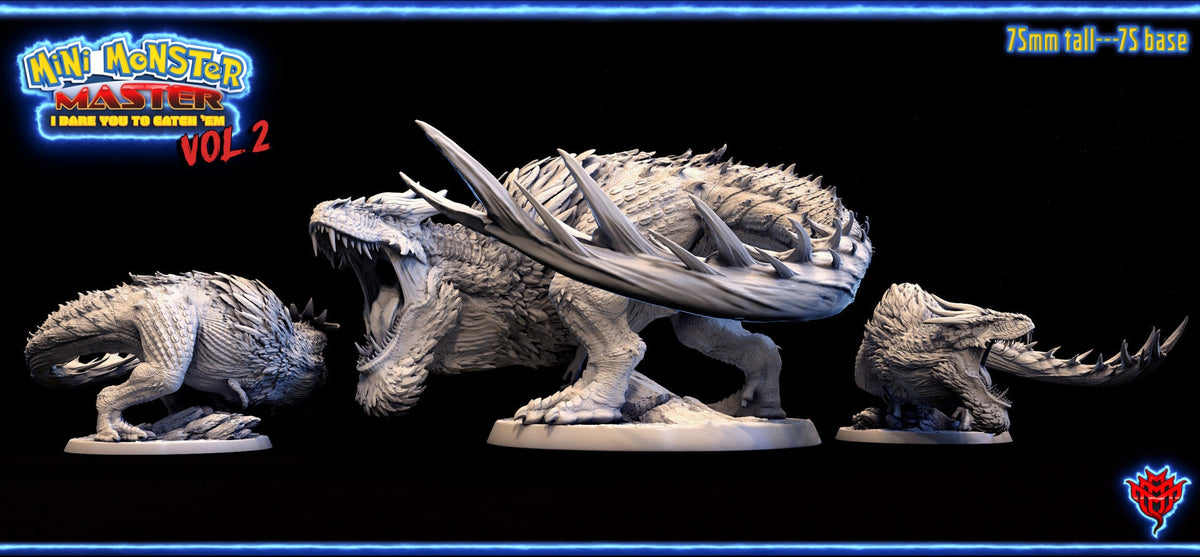 King Rex | Mini Monster Mayhem | Mini Monster Master Vol 2 | Fantasy | DnD | RPG | Tabletop | Miniatures | Huge Creature | Pokémon