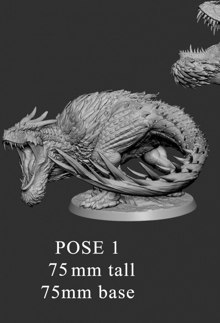 King Rex | Mini Monster Mayhem | Mini Monster Master Vol 2 | Fantasy | DnD | RPG | Tabletop | Miniatures | Huge Creature | Pokémon