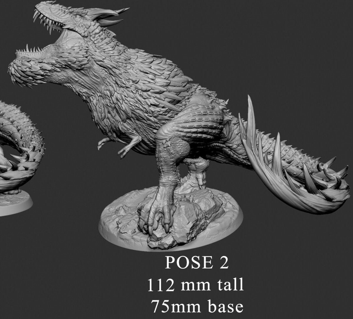 King Rex | Mini Monster Mayhem | Mini Monster Master Vol 2 | Fantasy | DnD | RPG | Tabletop | Miniatures | Huge Creature | Pokémon