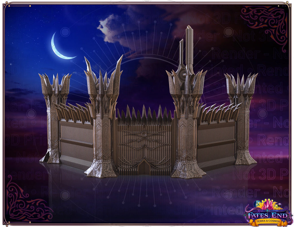 Necrotic Lord Game Master Screen Dice Tower Combo | Fates End | Fantasy | DnD | RPG | Tabletop | Roleplay Gaming Miniatures | Dungeon Master