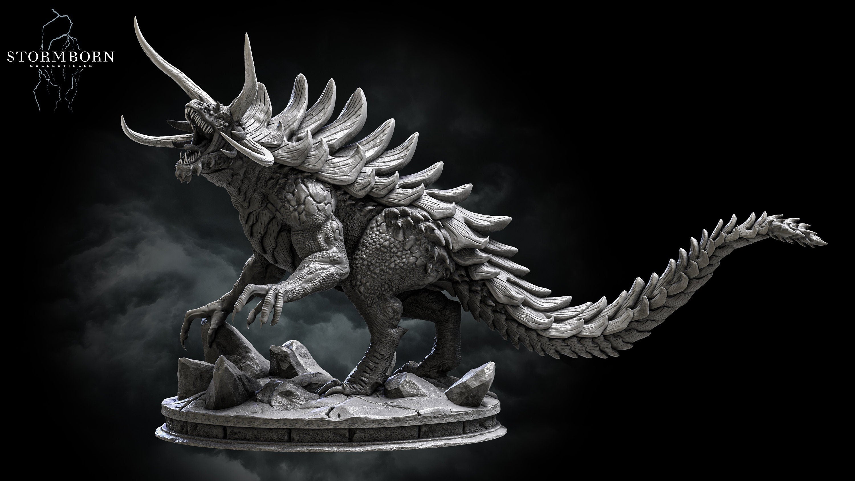 Tarrasque | Stormborn Collectibles | World Boss | RESIN | Fantasy | World Eater | RPG | Gaming Miniatures | BBEG | Boss Fight
