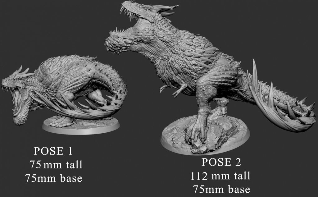 King Rex | Mini Monster Mayhem | Mini Monster Master Vol 2 | Fantasy | DnD | RPG | Tabletop | Miniatures | Huge Creature | Pokémon
