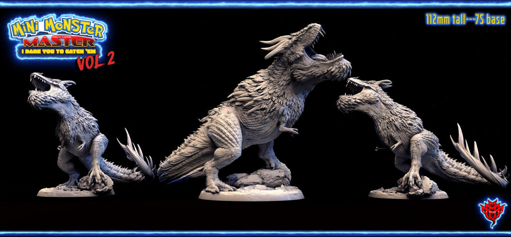 King Rex | Mini Monster Mayhem | Mini Monster Master Vol 2 | Fantasy | DnD | RPG | Tabletop | Miniatures | Huge Creature | Pokémon