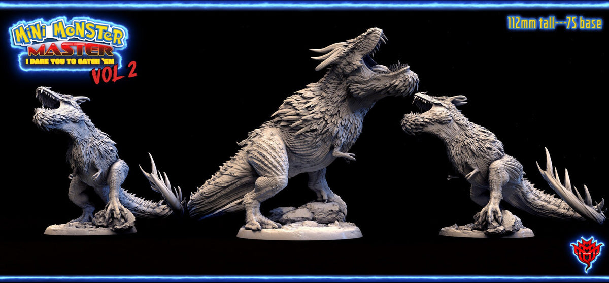 King Rex | Mini Monster Mayhem | Mini Monster Master Vol 2 | Fantasy | DnD | RPG | Tabletop | Miniatures | Huge Creature | Pokémon