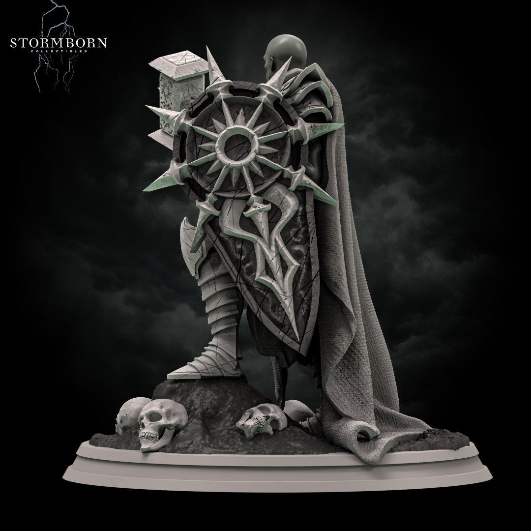 Invictus Lighthammer | Stormborn Collectibles | Paladin | RESIN | Fantasy | Fighter | RPG | Gaming Miniatures | Character Model