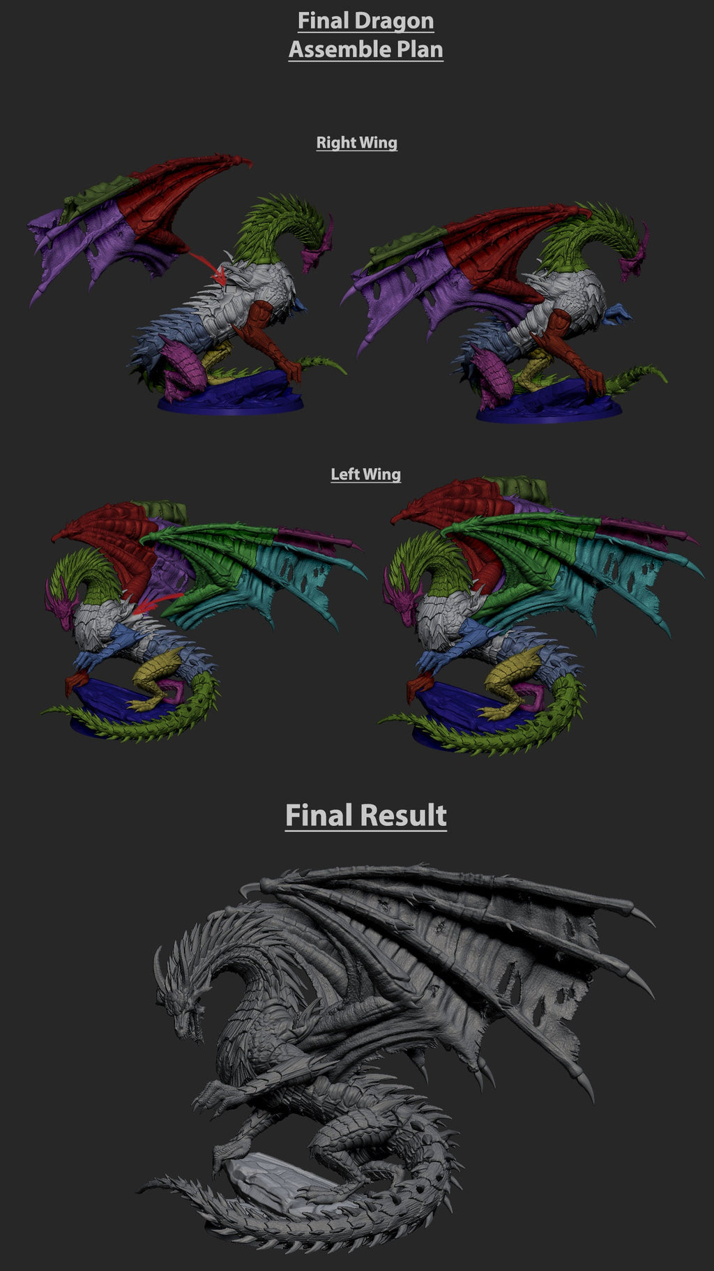 Malphoraxes, Wyrm of the Deep | Mammoth Factory | Court of the Sunless King | RESIN | Fantasy | DnD | RPG | Tabletop | Miniature | Dragon