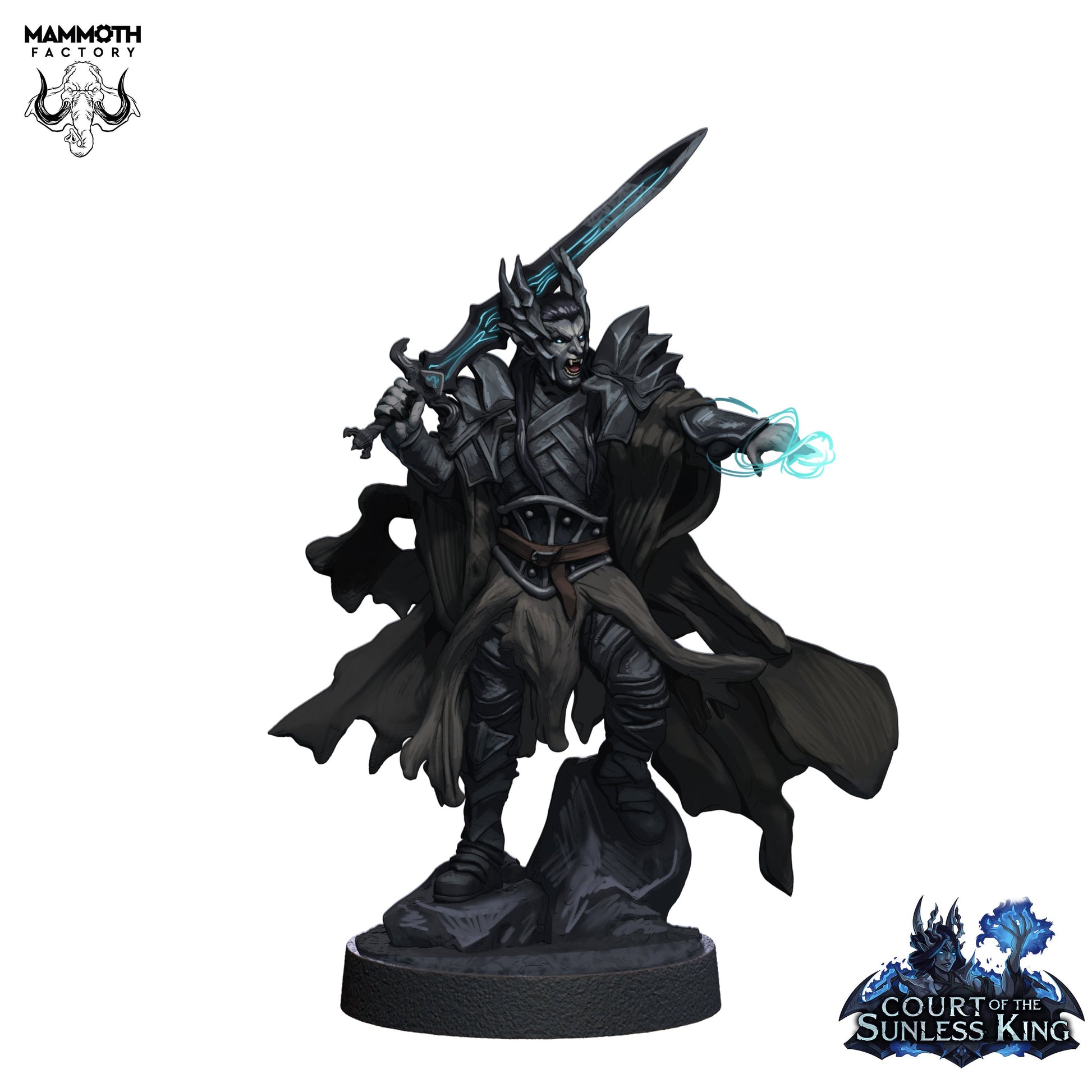 Vroassir Dreadlord | Mammoth Factory | Court of the Sunless King | RESIN | Fantasy | DnD | RPG | Tabletop | Miniature | Character Model