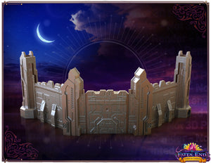 Alien City Game Master Screen Dice Tower Combo | Fates End | Sci-Fi | DnD | RPG | Tabletop | Roleplay Gaming Miniatures | Dungeon Master