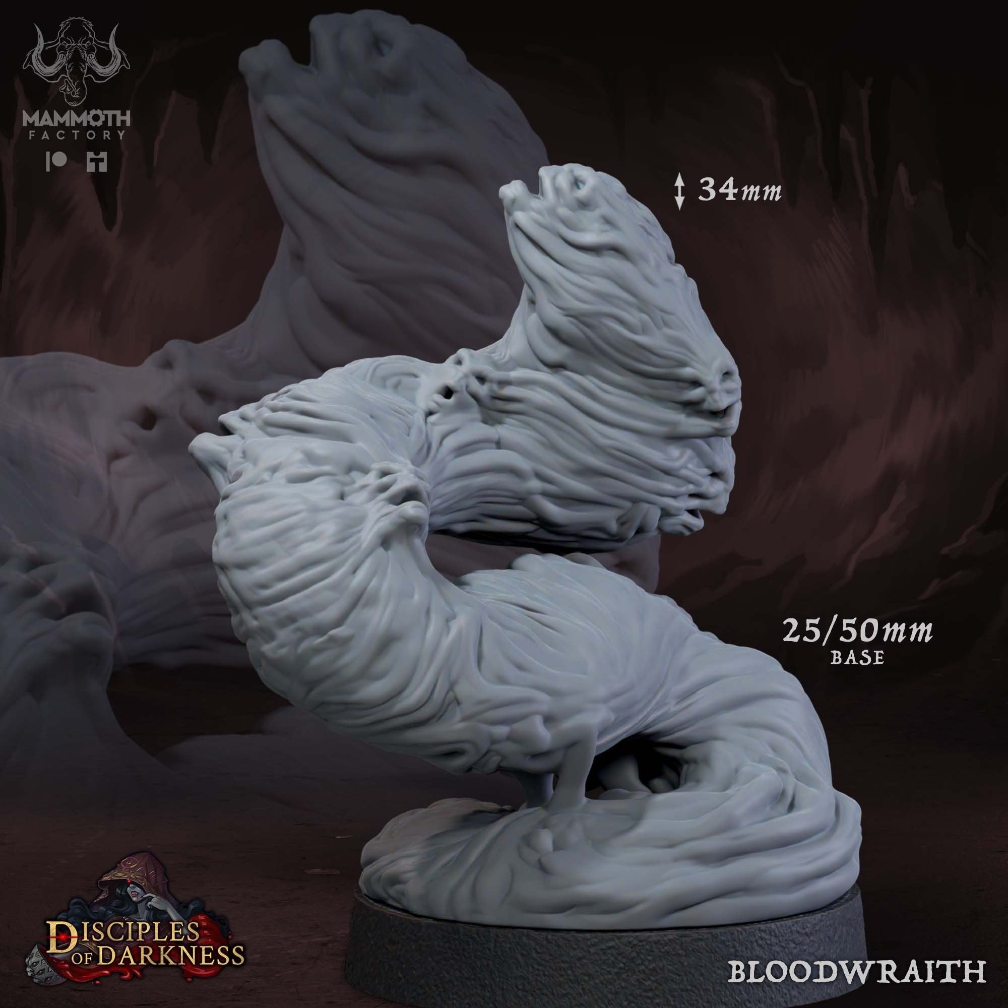Bloodwraith | Mammoth Factory | Disciples of Darkness | RESIN | Fantasy | DnD | RPG | Tabletop | Gaming Miniatures | Beast Monster