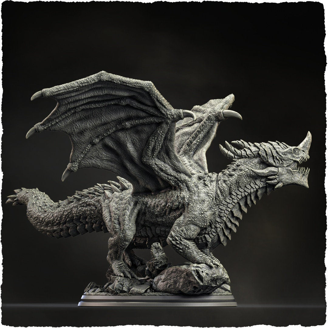 Tank Dragon | Evox Arts | Dragons of the World | RESIN | Fantasy| DnD | RPG| Tabletop | Gaming | BBEG | Dragon | Dragon Trophy | Dragon Head