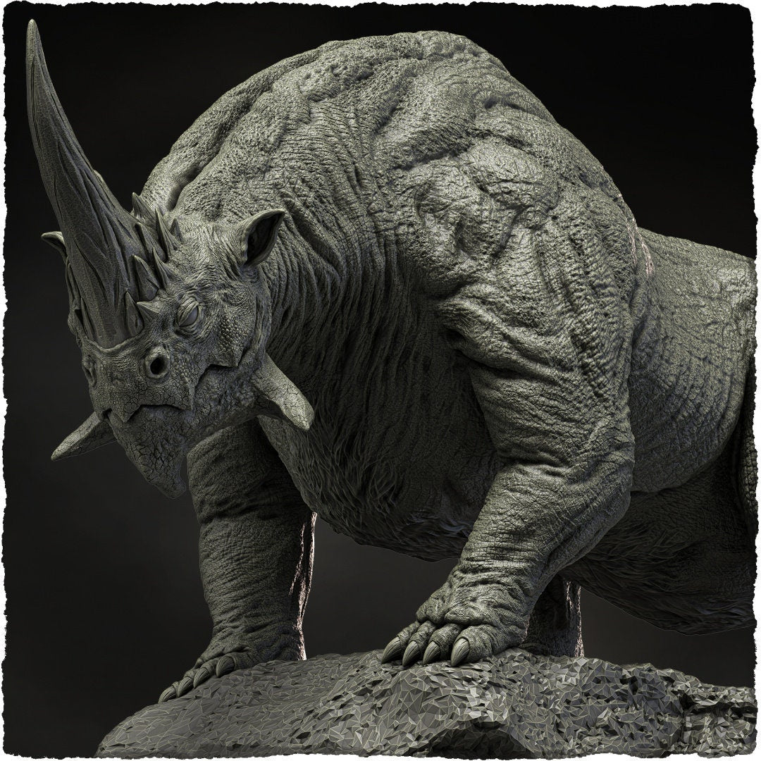 Rhinovarix | Evox Arts | Dragons of the World | RESIN | Fantasy| DnD | RPG| Tabletop | Gaming | BBEG | Dragon | Dragon Trophy | Dragon Head