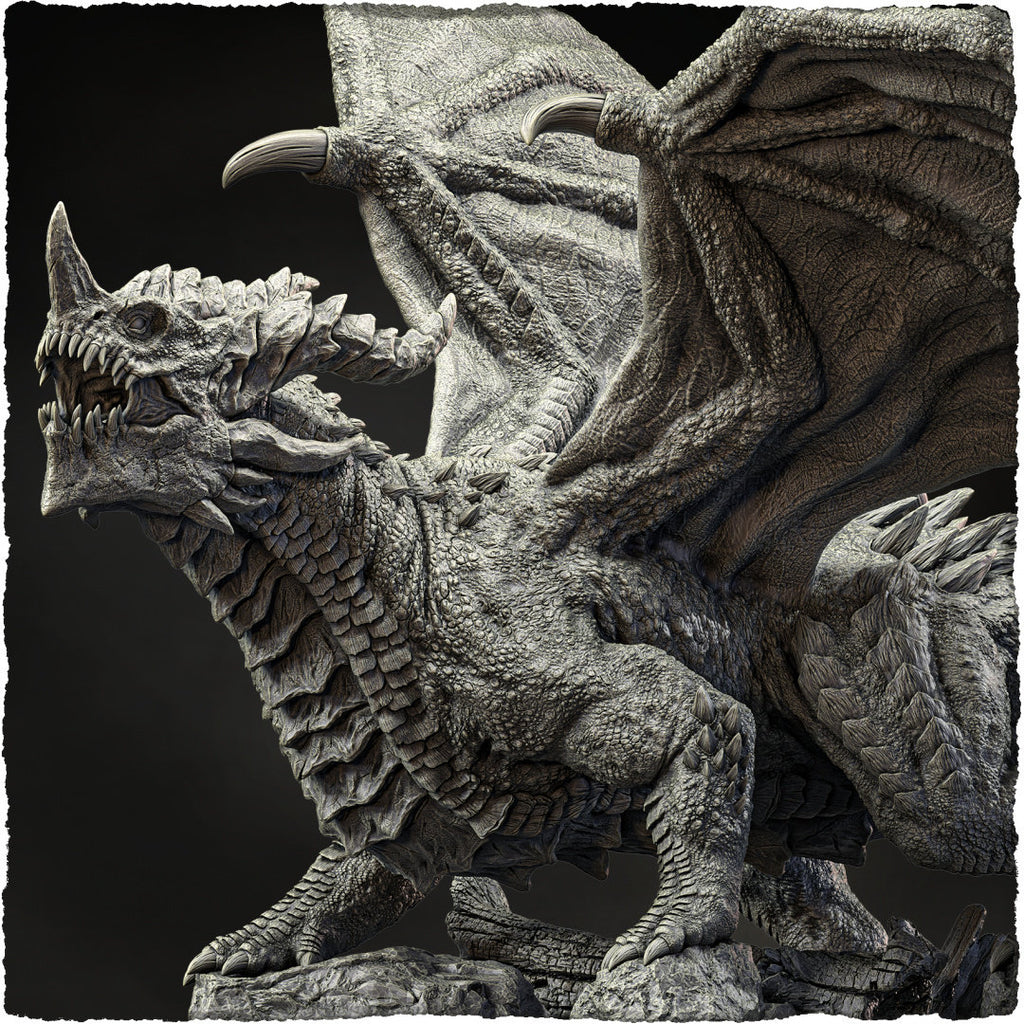 Tank Dragon | Evox Arts | Dragons of the World | RESIN | Fantasy| DnD | RPG| Tabletop | Gaming | BBEG | Dragon | Dragon Trophy | Dragon Head