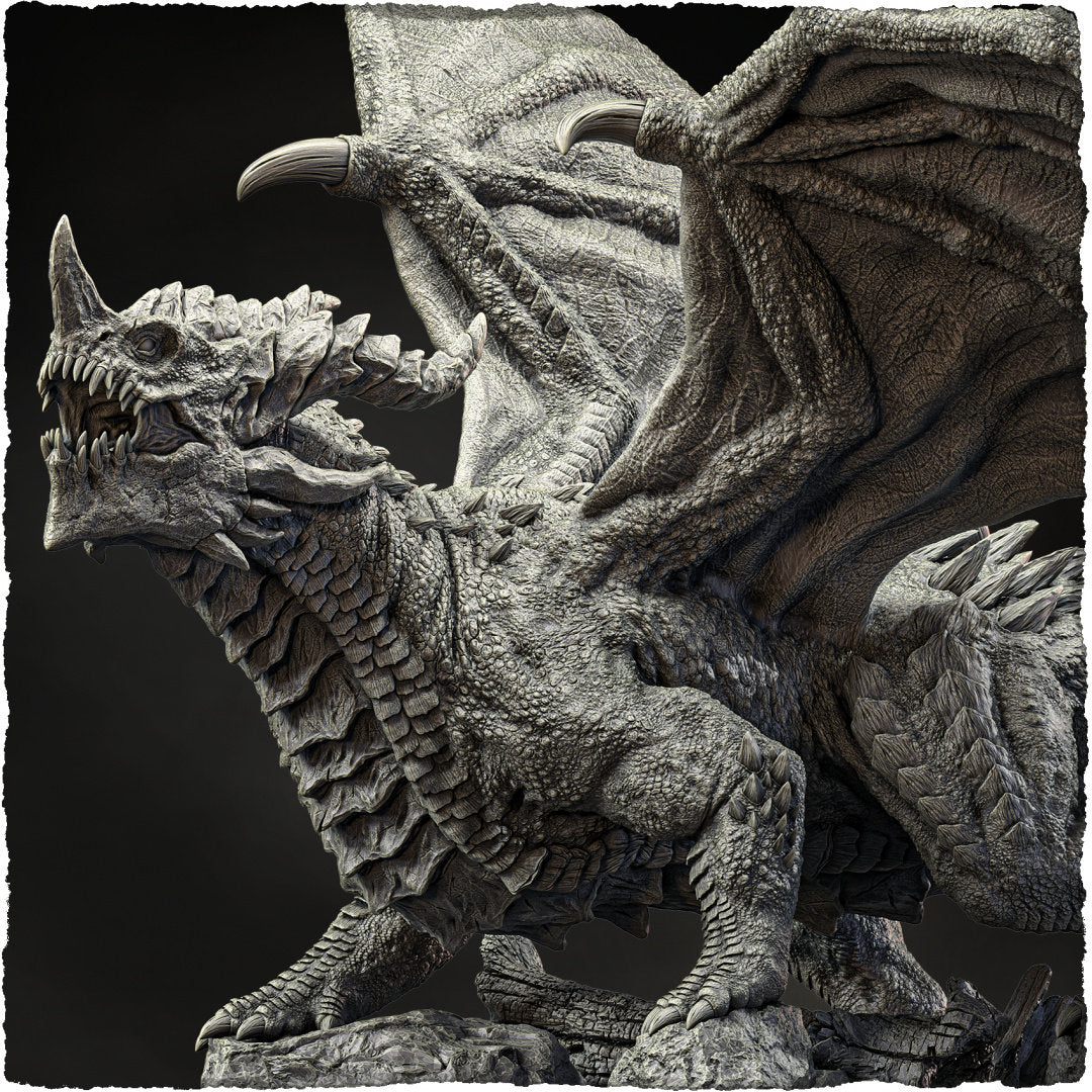 Tank Dragon | Evox Arts | Dragons of the World | RESIN | Fantasy| DnD | RPG| Tabletop | Gaming | BBEG | Dragon | Dragon Trophy | Dragon Head