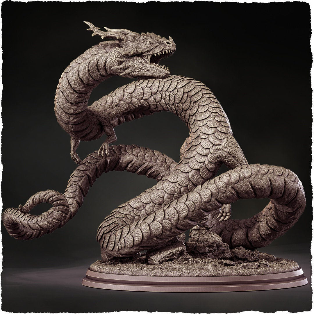 Asian Dragon | Evox Arts | Dragons of the World | RESIN| Fantasy| DnD | RPG| Tabletop | Gaming | BBEG | Dragon | Dragon Trophy | Dragon Head