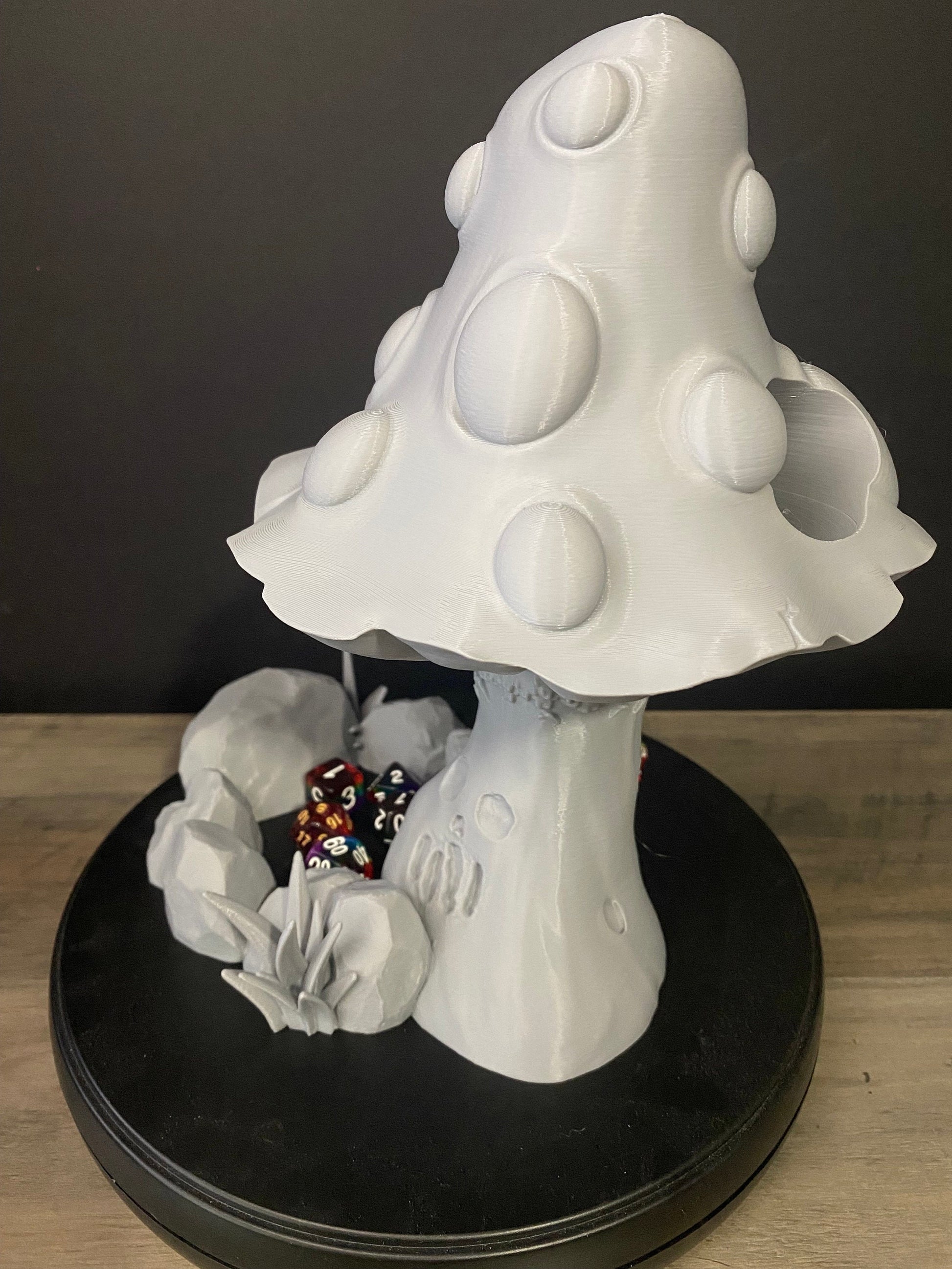 Mysterious Mushroom Dice Tower | Fates End |  Fantasy | DnD | RPG | Tabletop | Roleplay Gaming Miniatures | Dice Roller