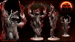 Everburn Serpent | Mini Monster Mayhem | Inferno All Shall Burn II | Fantasy | DnD | RPG | Tabletop | Gaming | Miniatures | Serpent