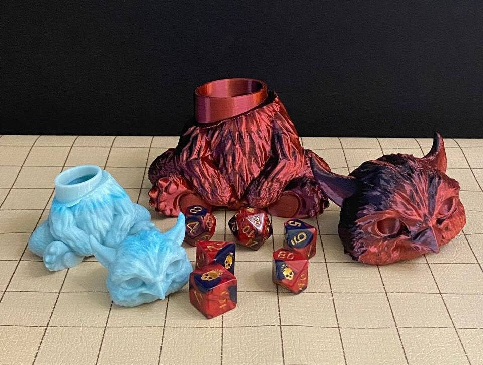 Owlbear Dice Vault or Jail | Fates End | Fantasy | DnD | RPG | Roleplay Gaming | Gaming Gear