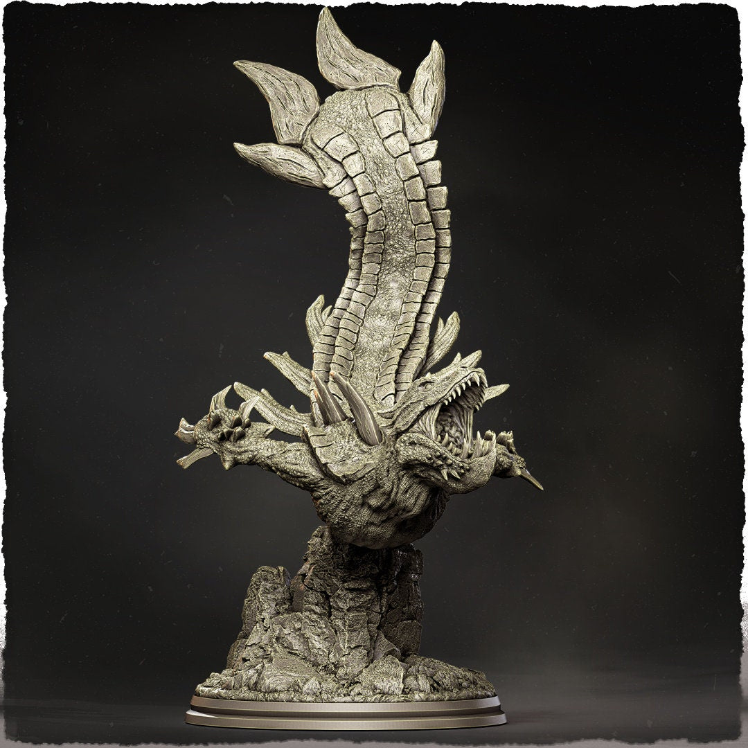 Ancient Leviathan | Evox Arts | Hunter's Guild | RESIN | Fantasy | DnD | RPG | Tabletop | Gaming | BBEG | Monster Model | Kaiju