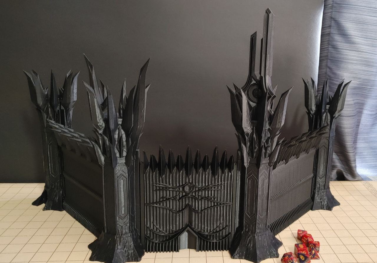Necrotic Lord Game Master Screen Dice Tower Combo | Fates End | Fantasy | DnD | RPG | Tabletop | Roleplay Gaming Miniatures | Dungeon Master