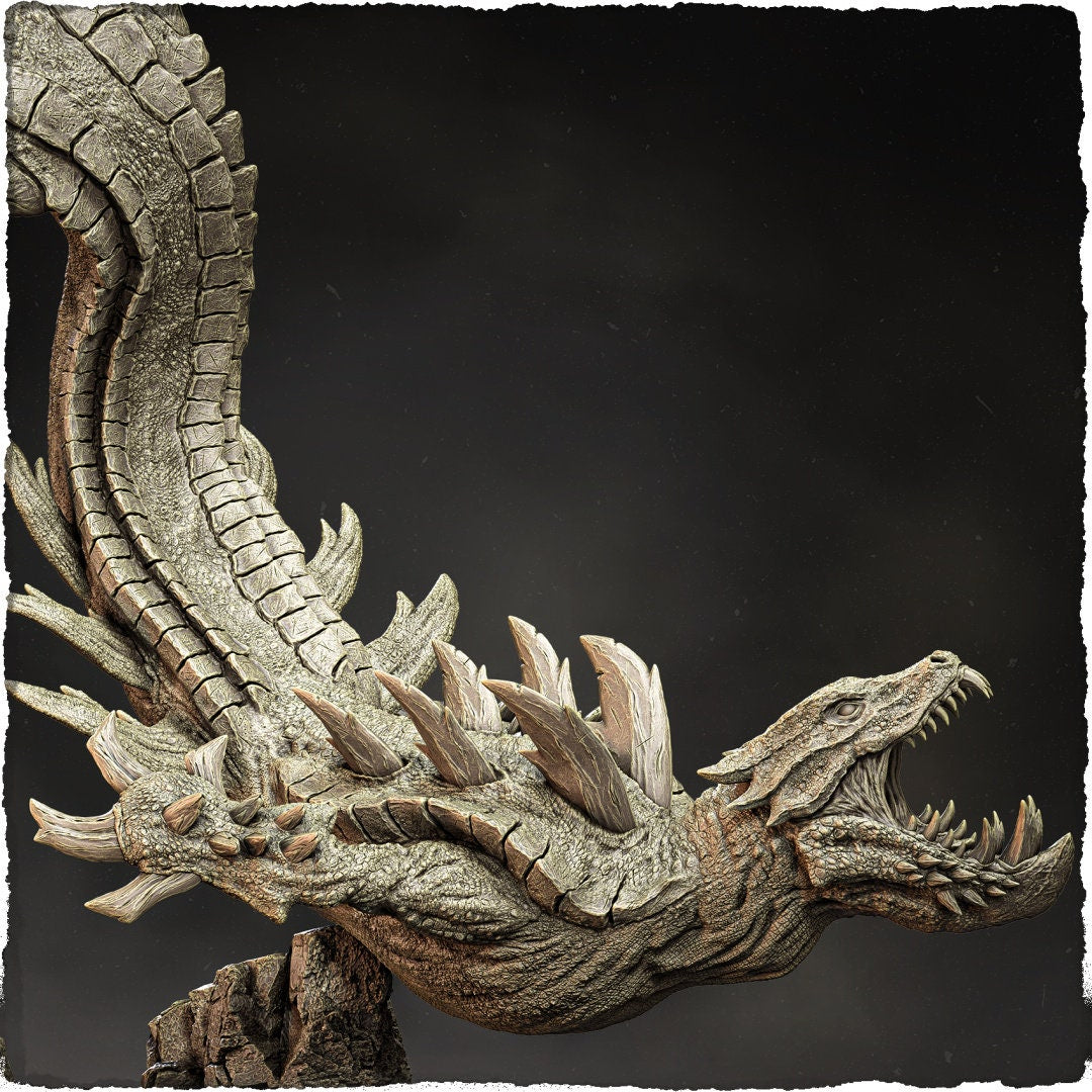 Ancient Leviathan | Evox Arts | Hunter's Guild | RESIN | Fantasy | DnD | RPG | Tabletop | Gaming | BBEG | Monster Model | Kaiju