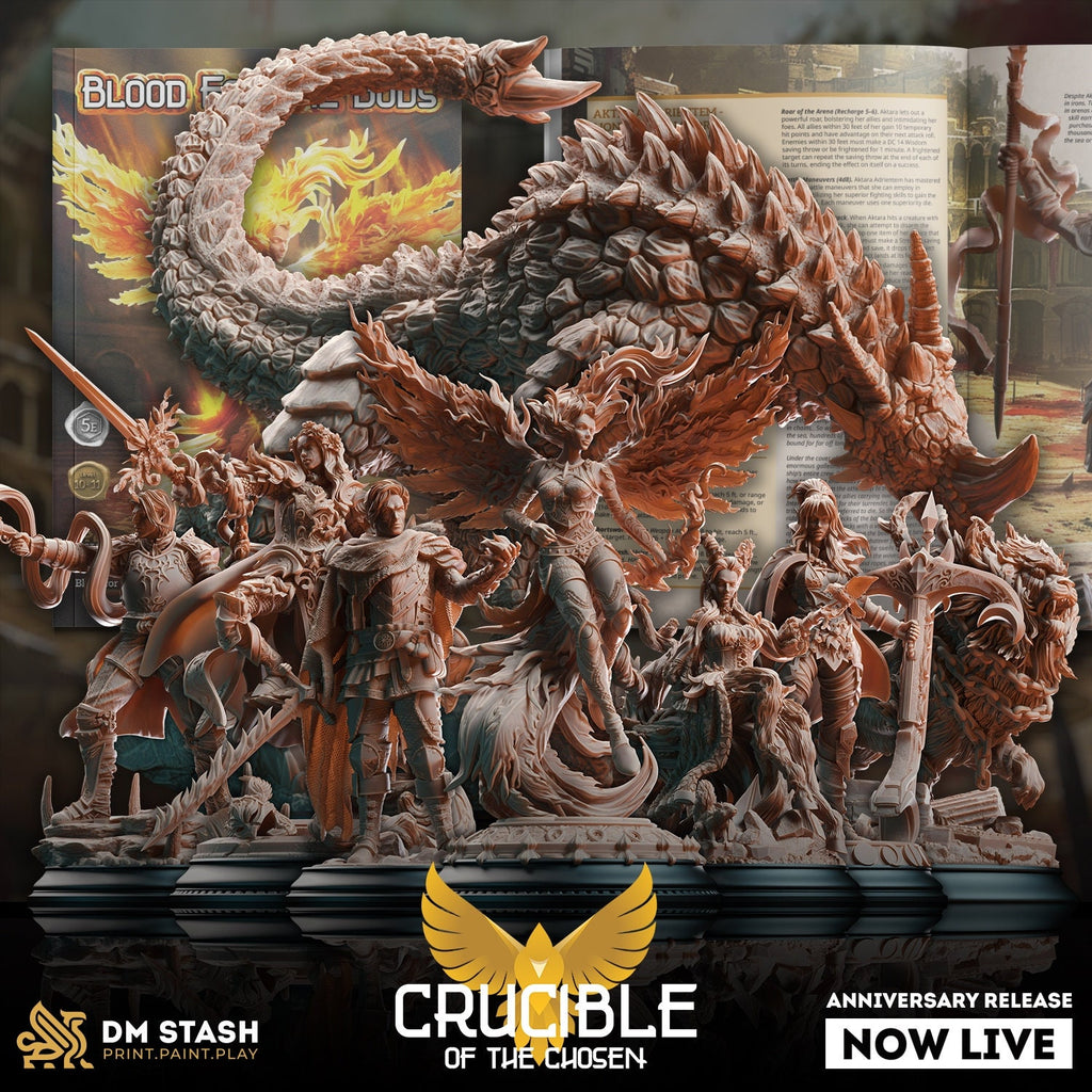 Monodrake | DM Stash | Crucible of The Chosen | Resin | Fantasy | DnD | RPG | Tabletop | Miniature | Monster