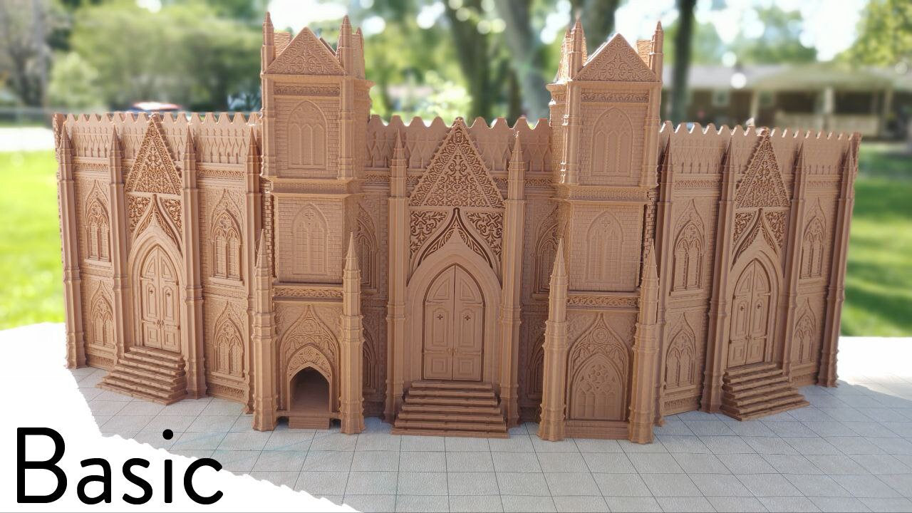 Gothic Cathedral Game Master Screen Dice Tower Combo | Fates End | DnD | RPG | Tabletop Gaming | Dungeon Master
