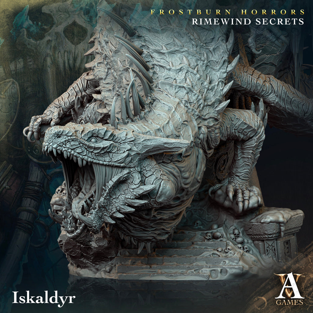 Iskaldyr | Archvillain Games | Frostburn Horrors - Rimewind Secrets | Fantasy | DnD | RPG | Tabletop | Gaming | Miniatures | BBEG | Dragon
