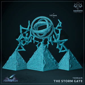 The Storm Gate | Mammoth Factory | Frostwilds Pt 1 | RESIN | Fantasy | DnD | RPG | Tabletop | Gaming Miniatures | Terrain | Gate