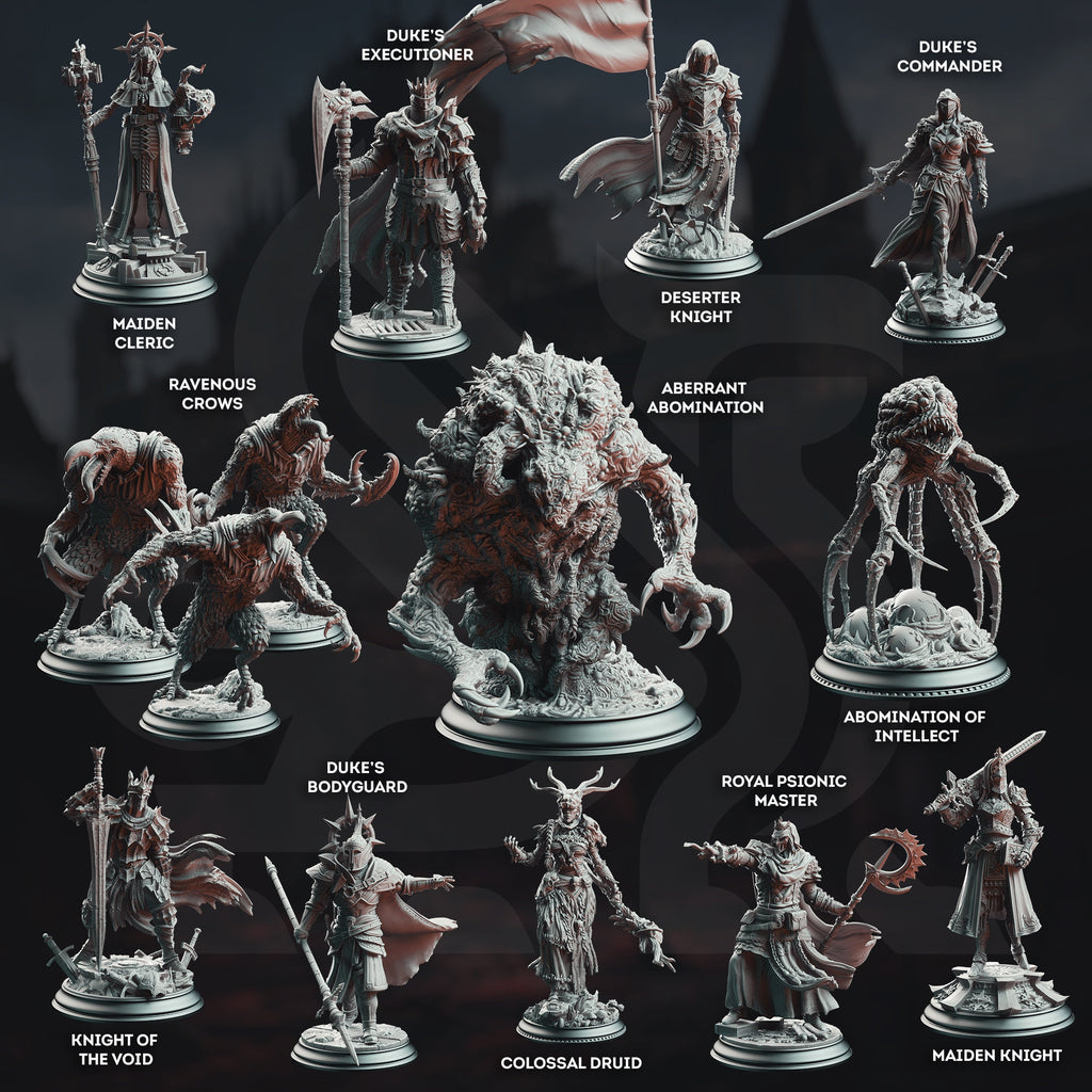 Roland the Dutiful | DM Stash | A Grim Fate | Fantasy | DnD | RPG | Tabletop | Gaming | Miniatures | Dukeâ€™s Bodyguard | Character Model