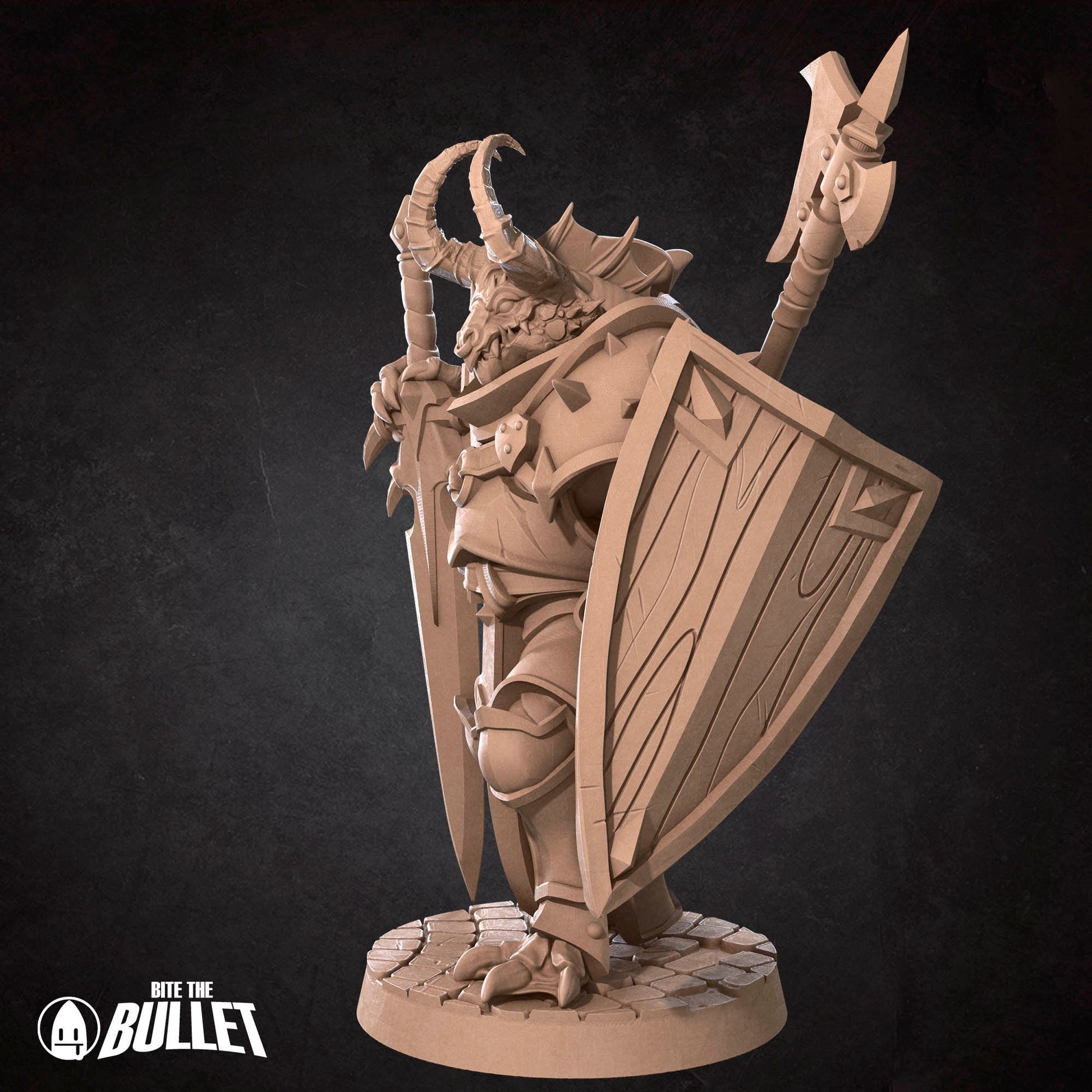 Dragonborn Fighter | Bite the Bullet | Dragonborns Pt 2 | Fantasy | DnD | RPG | Tabletop | Gaming | Miniature | Character Model | Dragonborn