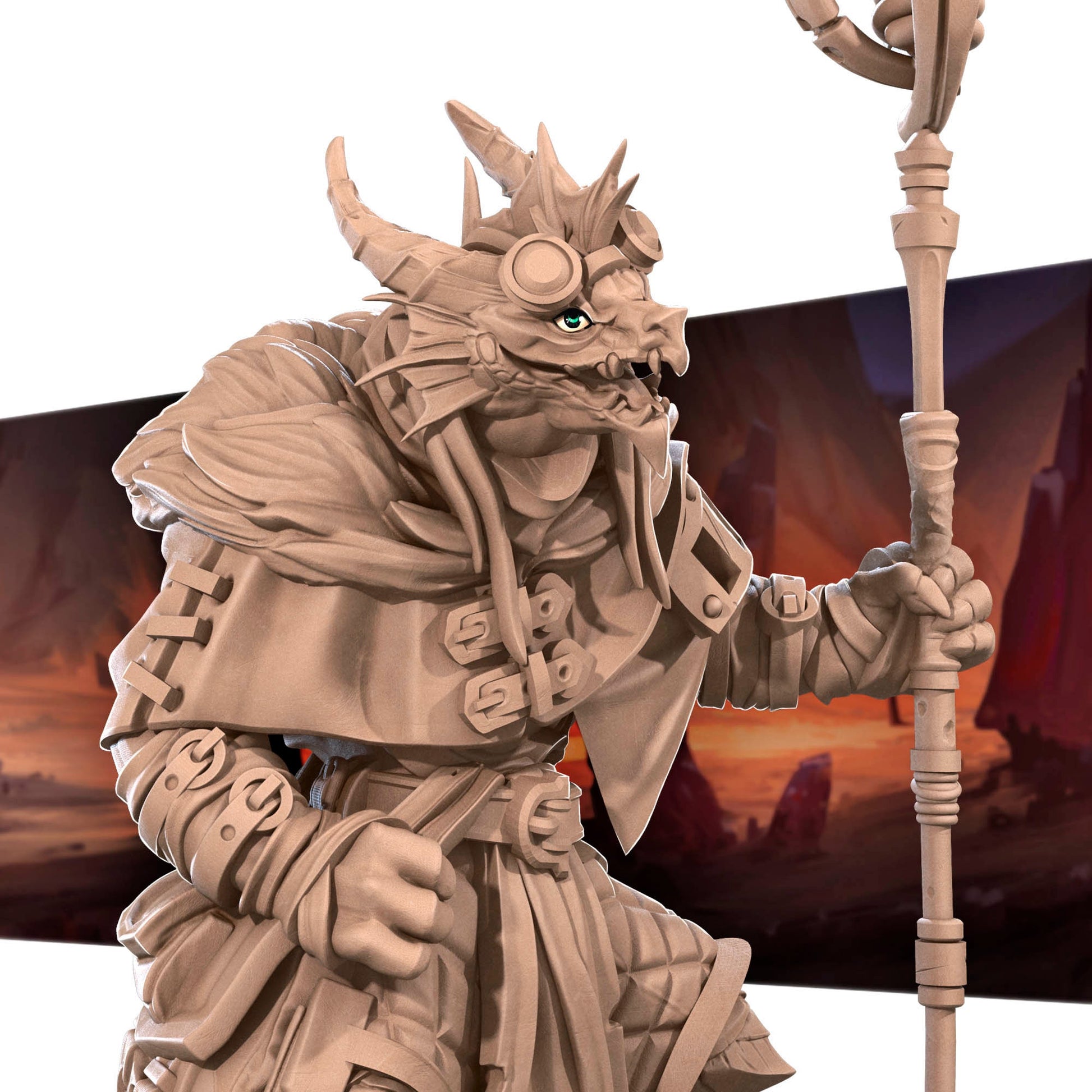 Dragonborn Artificer | Bite the Bullet | Dragonborns Pt 2 | Fantasy | DnD RPG | Tabletop | Gaming | Miniature | Character Model | Dragonborn