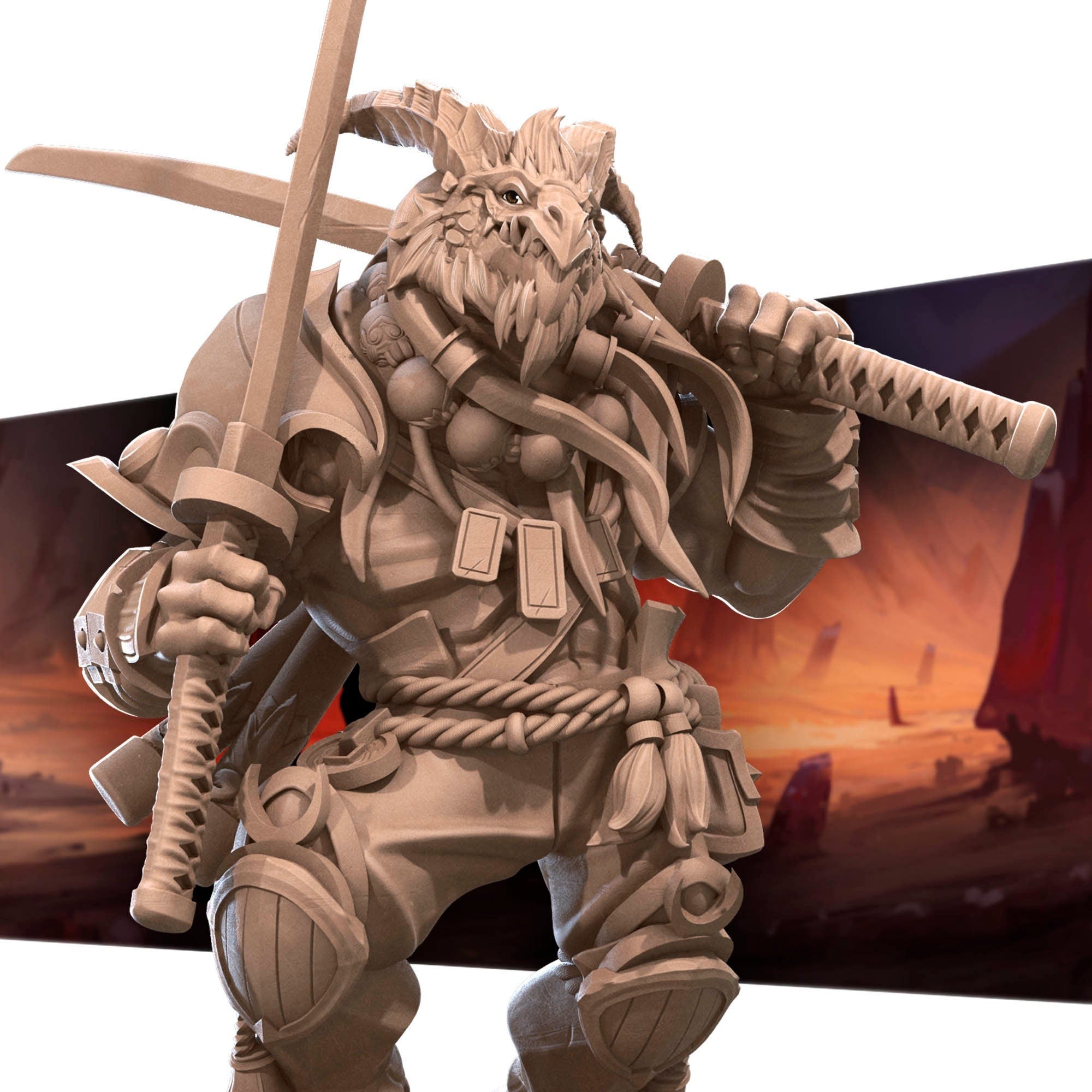 Dragonborn Monk  | Bite the Bullet | Dragonborns Pt 2 | Fantasy | DnD | RPG | Tabletop | Gaming | Miniature | Character Model | Dragonborn