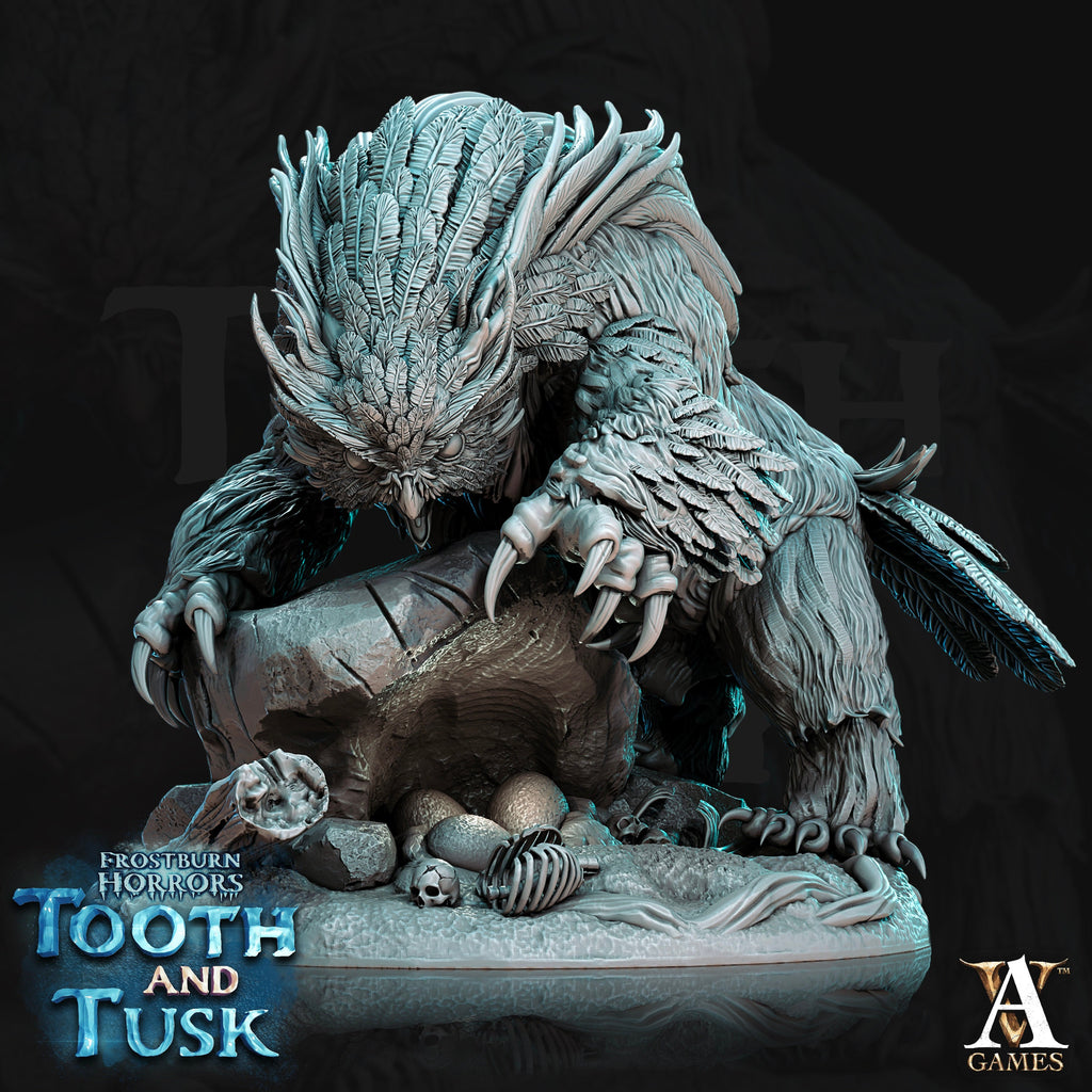 Owlbears | Archvillain Games | Frostburn Horrors Tooth and Tusk | Fantasy | DnD | RPG | Tabletop | Gaming | Miniatures | Frozen Monster