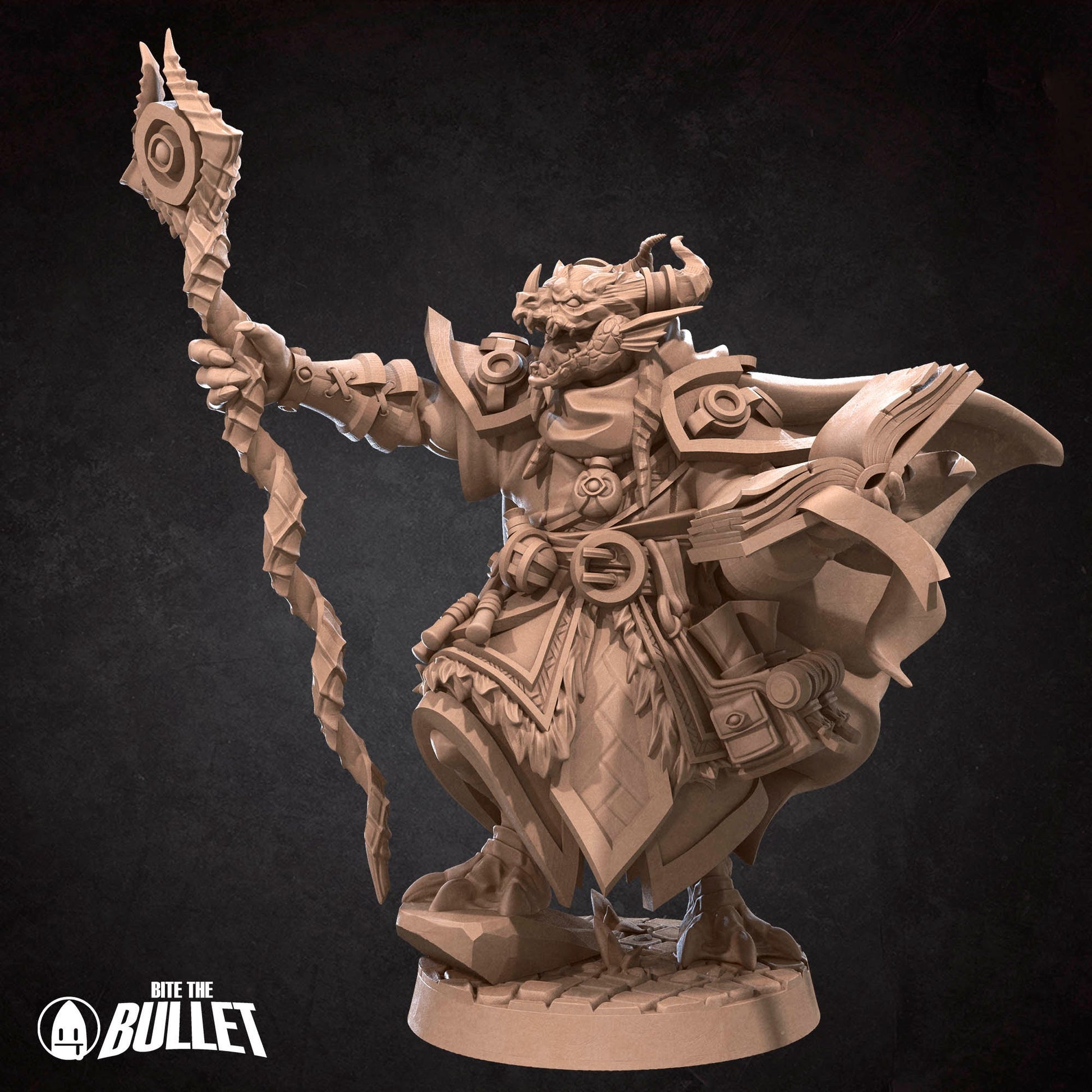 Dragonborn Sorcerer | Bite the Bullet | Dragonborns Pt 2 | Fantasy | DnD RPG | Tabletop | Gaming | Miniatures | Character Model | Dragonborn