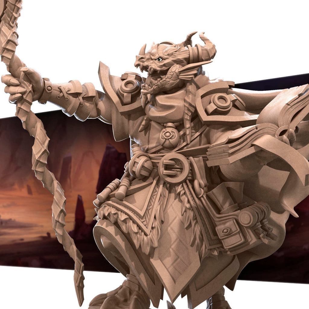 Dragonborn Sorcerer | Bite the Bullet | Dragonborns Pt 2 | Fantasy | DnD RPG | Tabletop | Gaming | Miniatures | Character Model | Dragonborn