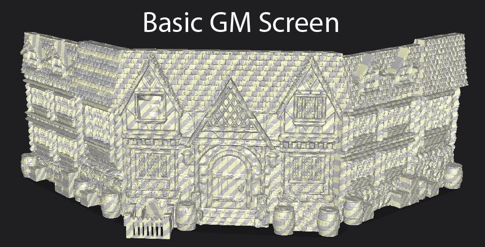 Tavern Game Master Screen Dice Tower Combo | Fates End | DnD | RPG | Tabletop Gaming | Dungeon Master