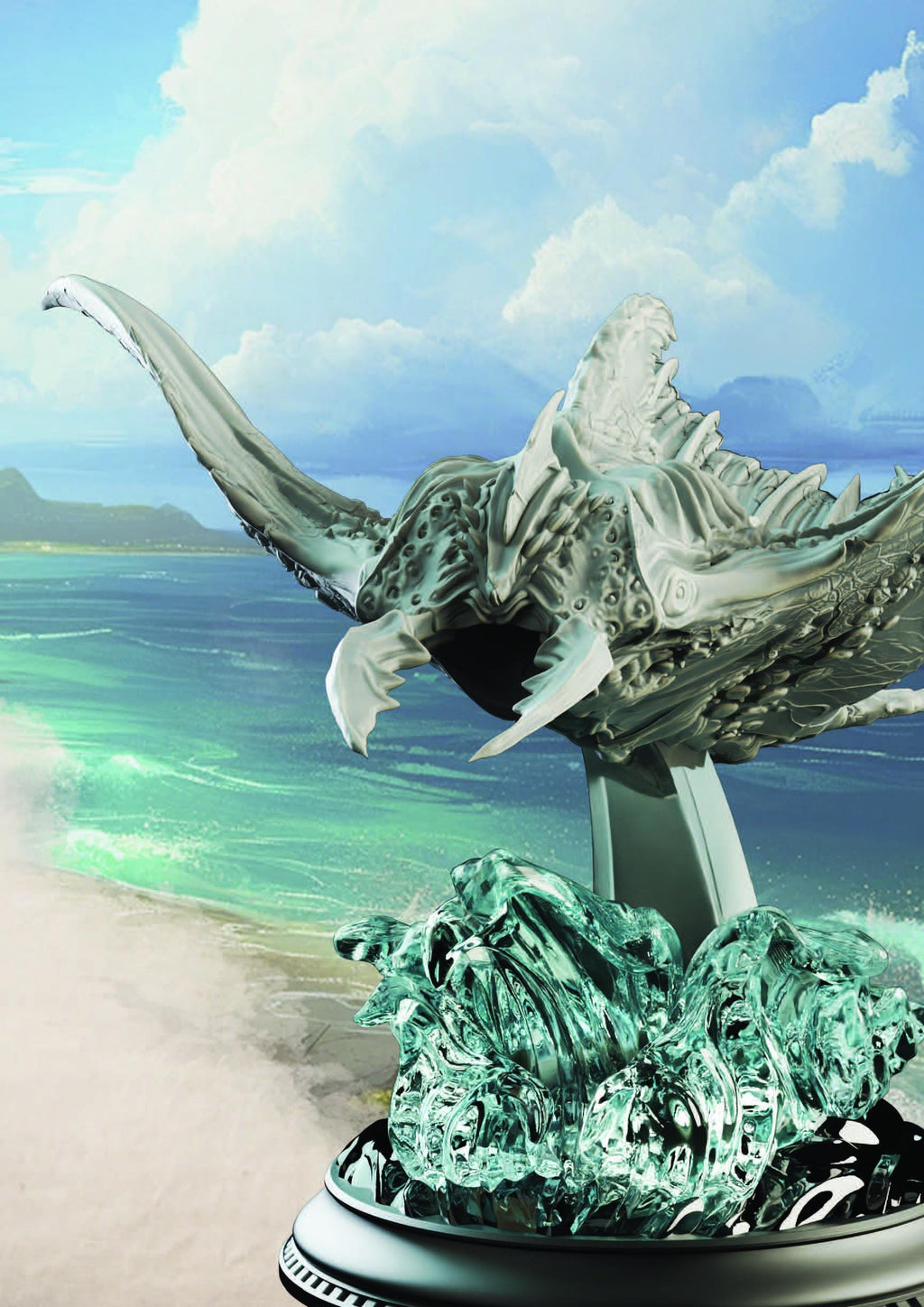 Tengaraya - Flying Sea Ray | DM Stash | War of the Elements | Fantasy | DnD | RPG | Tabletop | Gaming | Miniatures | Stingray