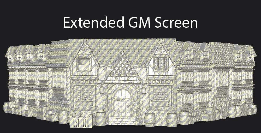 Tavern Game Master Screen Dice Tower Combo | Fates End | DnD | RPG | Tabletop Gaming | Dungeon Master