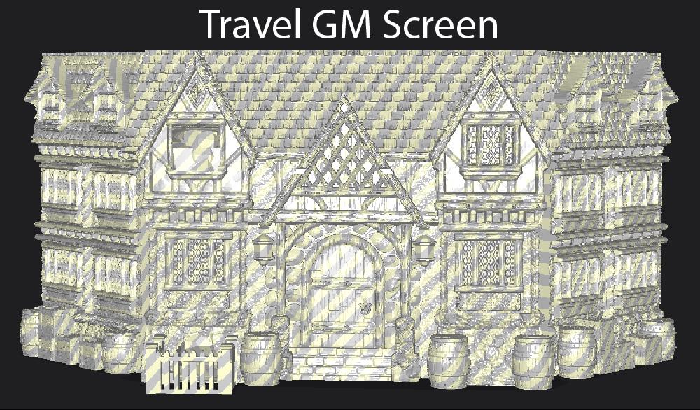 Tavern Game Master Screen Dice Tower Combo | Fates End | DnD | RPG | Tabletop Gaming | Dungeon Master