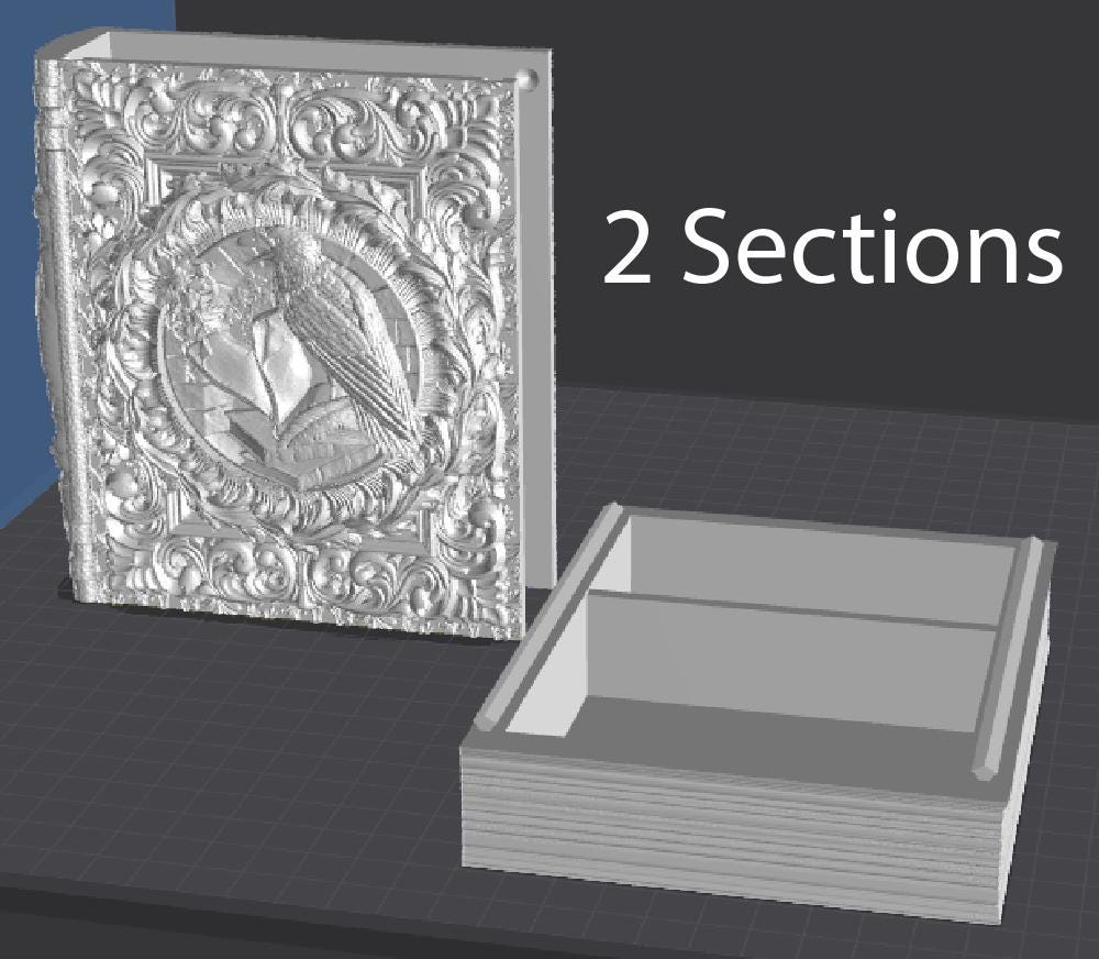 Nevermore Ravens Tome - Perfect for cards, dice, minis | Fates End | Fantasy | DnD | RPG | Roleplay Gaming | MTG Magic Card Box | Gamer Gift