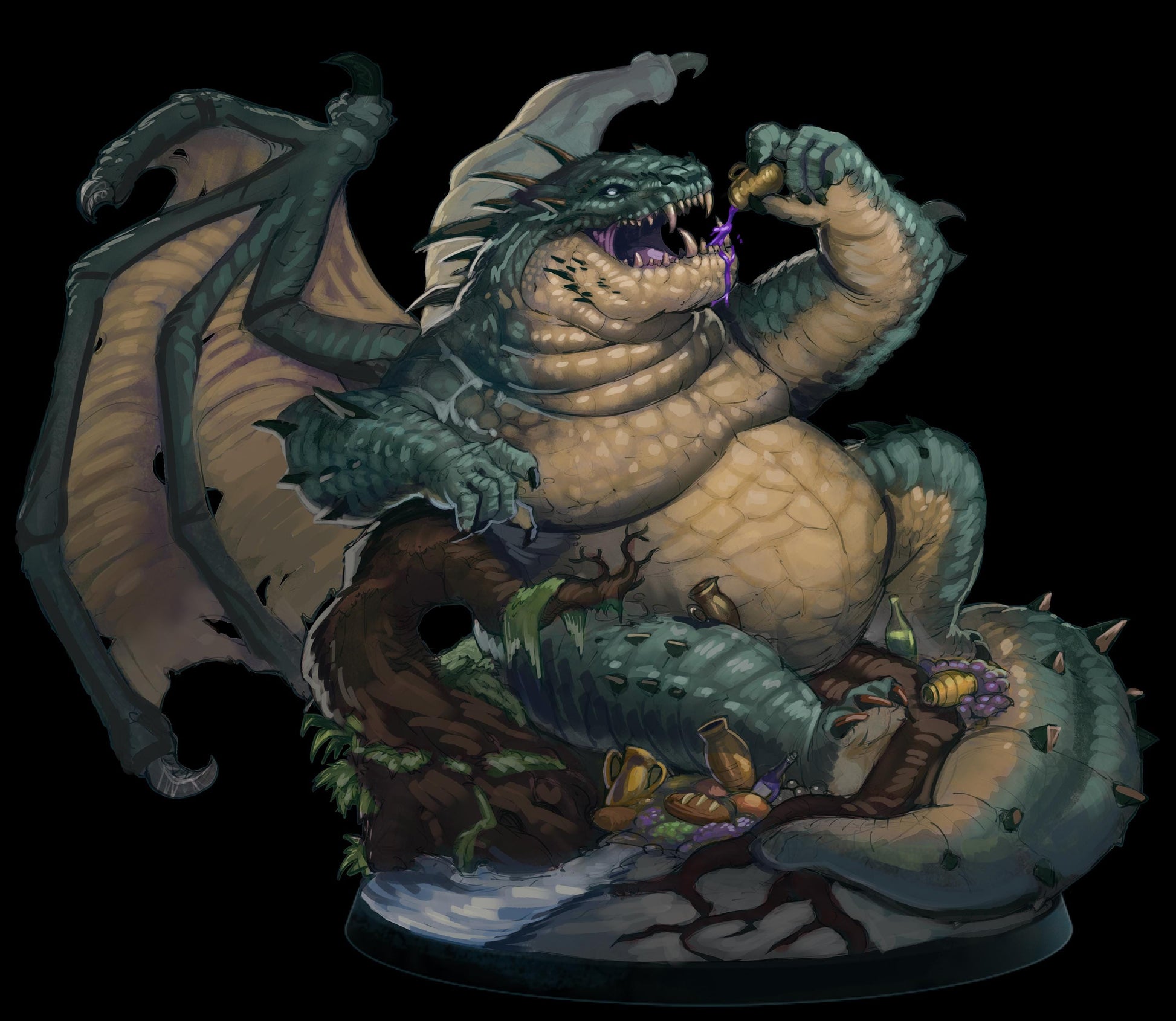 Throgg the Devourer | Mammoth Factory | Marshes & Madlads | Fantasy | DnD | RPG | Tabletop | Gaming | Miniatures | Devourer | BBEG