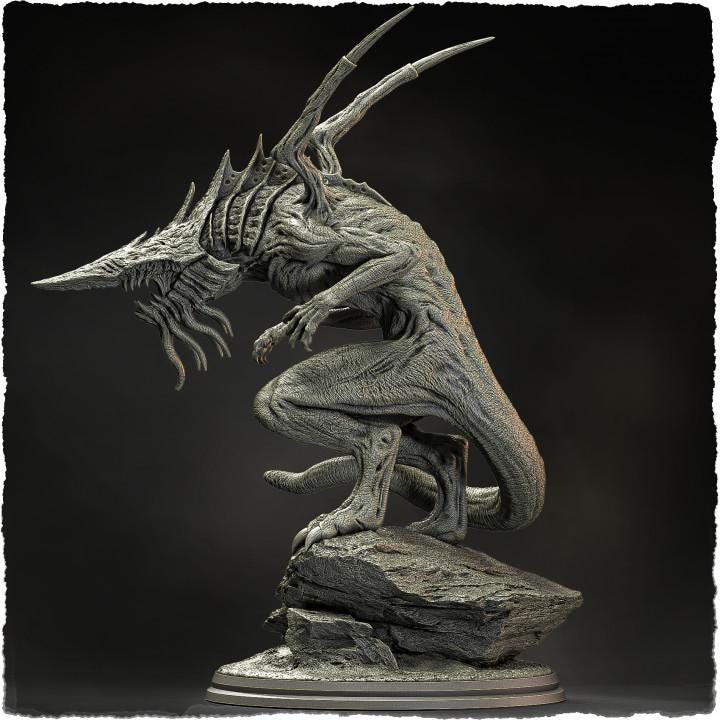 Cave Dragon | Evox Arts | Creatures of Arcanterra Pt 3 | RESIN | Fantasy| DnD | RPG | Gaming | BBEG | Dragon | Dragon Trophy | Dragon Head