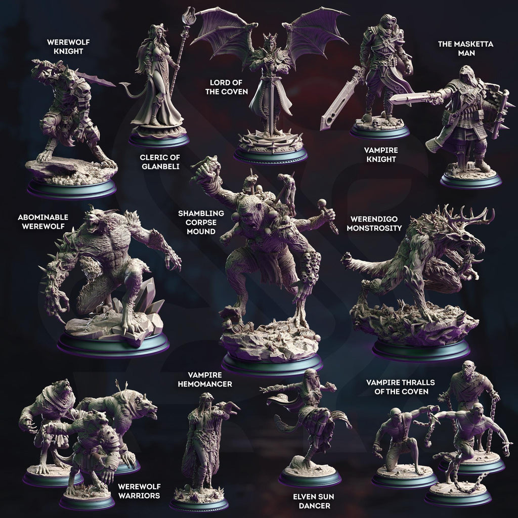 Shambling Corpse Collector | DM Stash | Bound in the Bloodmoon | Fantasy | DnD | RPG| Gaming | Miniature | Large Creature | Corpse Collector