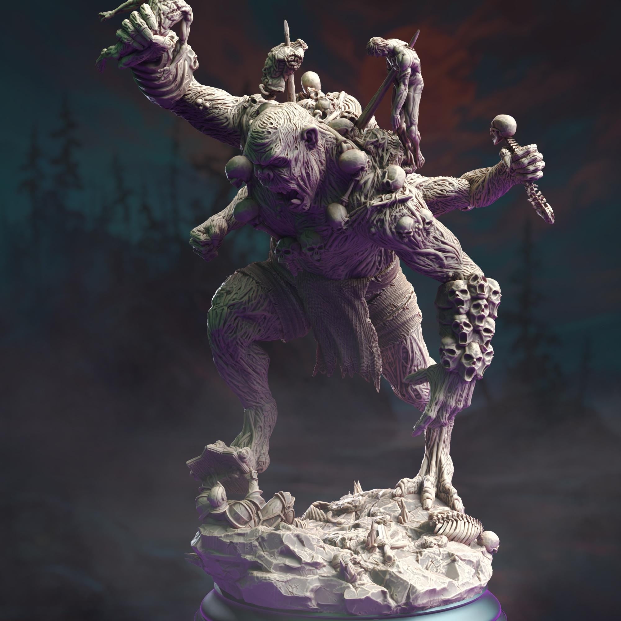 Shambling Corpse Collector | DM Stash | Bound in the Bloodmoon | Fantasy | DnD | RPG| Gaming | Miniature | Large Creature | Corpse Collector