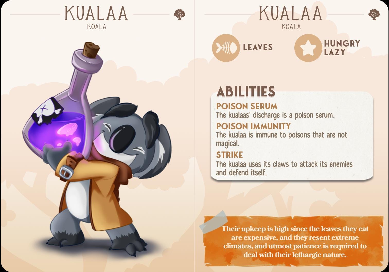The Koala Companion | Cast n Play | Companions | NPCs | RESIN | Fantasy | Horror | RPG | Gaming | Miniature | Character Pet Companion