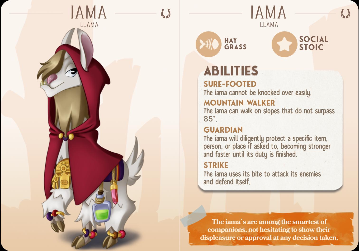The Llama Companion | Cast n Play | Companions | NPCs | RESIN | Fantasy | Horror | RPG | Gaming | Miniature | Character Pet Companion