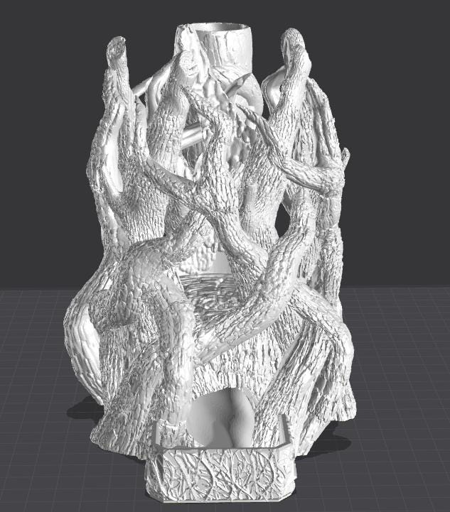 Tree Tankard - Can Holder Dice Tower | Fates End | Roleplay Games | Gamer Gift | Druid Tankard