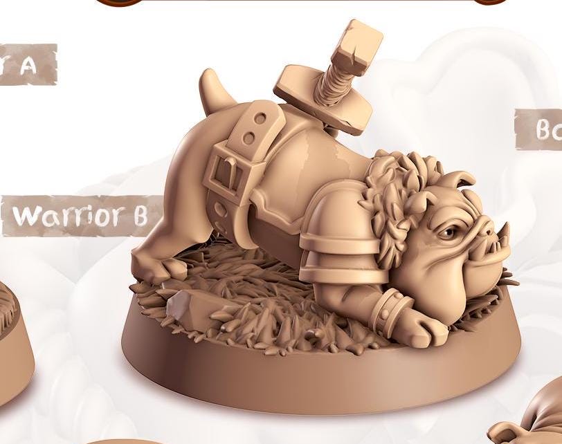 English Bulldog Companion | Cast n Play | Companions | NPCs | RESIN | Fantasy | Horror | RPG | Gaming | Miniature | Character Pet Companion