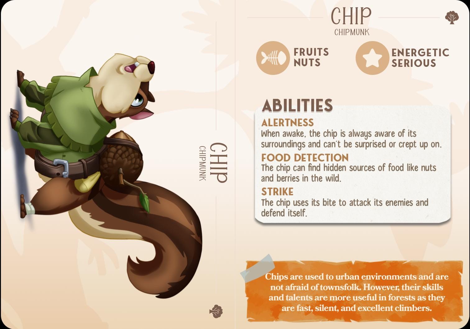 The Chipmunk Companion | Cast n Play | Companions | NPCs | RESIN | Fantasy | Horror | RPG | Gaming | Miniature | Character Pet Companion